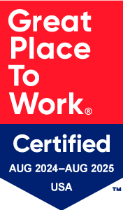 Great Place to Work 2024-2025 certification badge